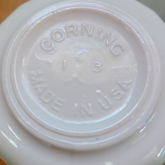 COPY - Set of Four Vintage Corning Blue Rose - Picture 6 of 11